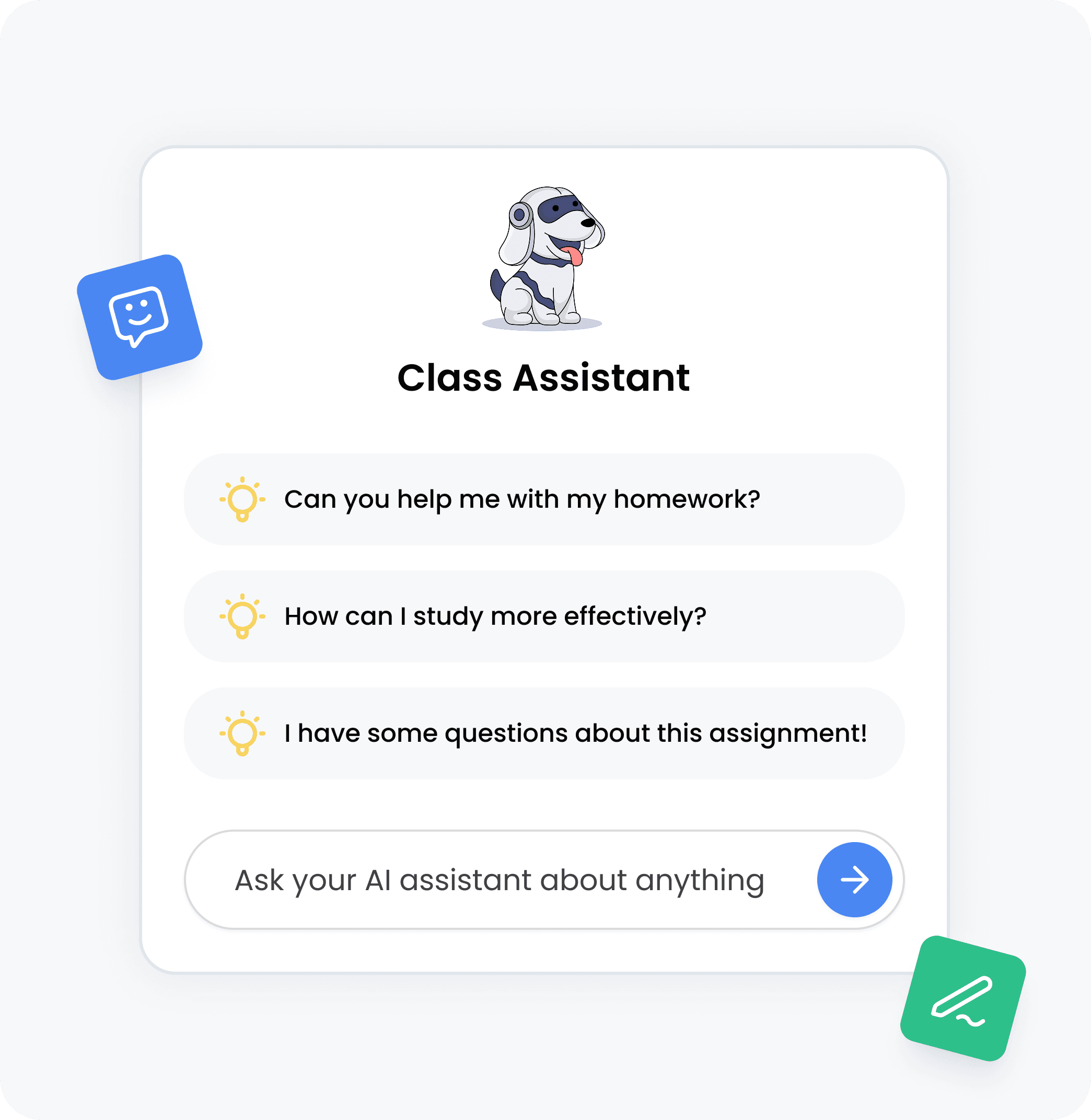 AI Teaching Assistant Interface