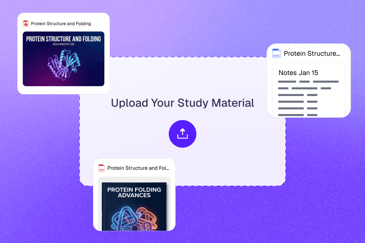 Upload your study materials