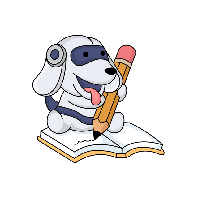 Dog Superhero Writing