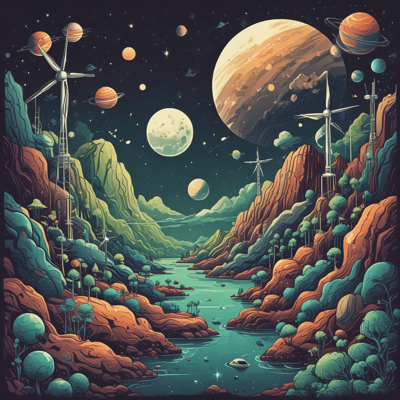 Space Resource Quiz Adventure game banner