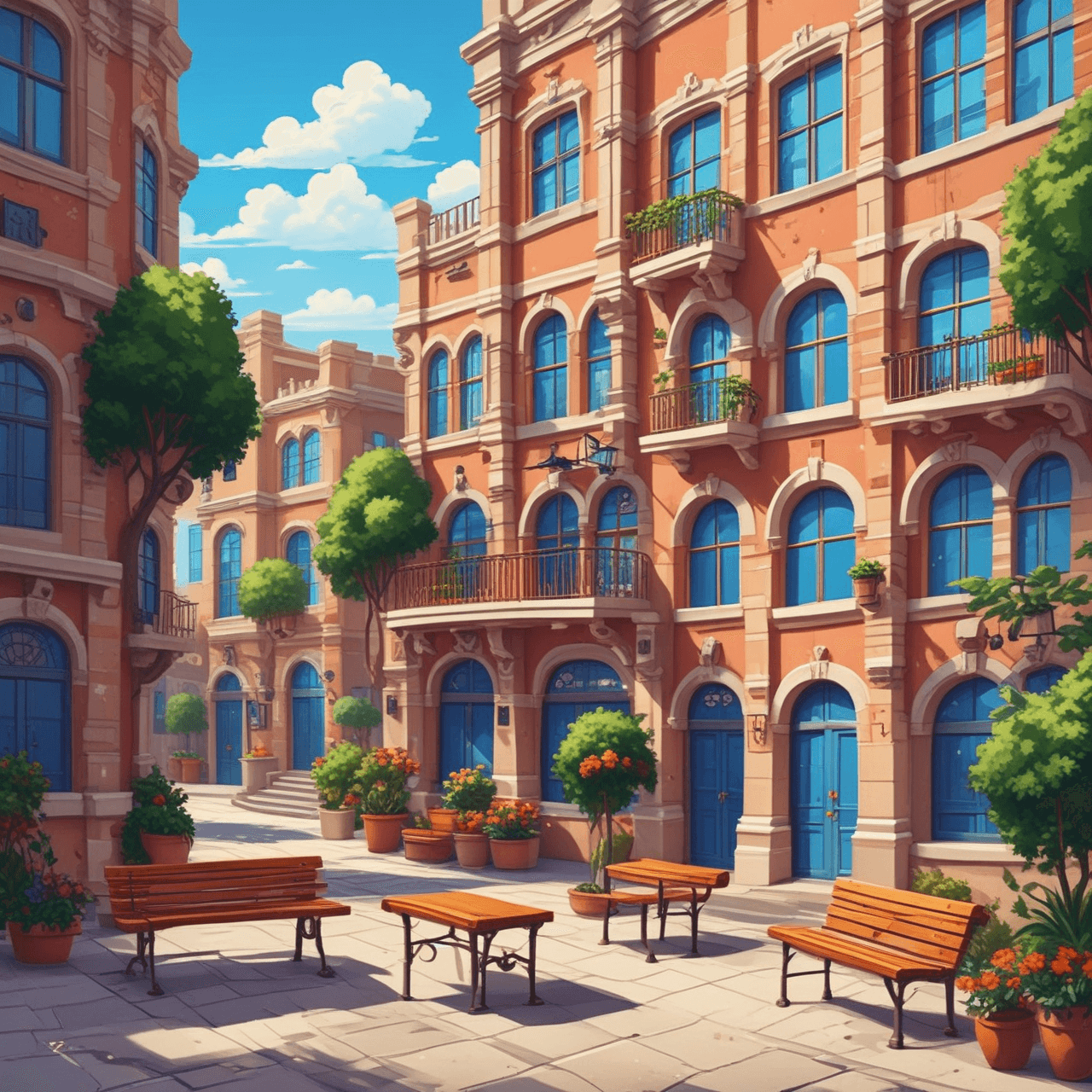 School Life Jetpack Adventure game banner