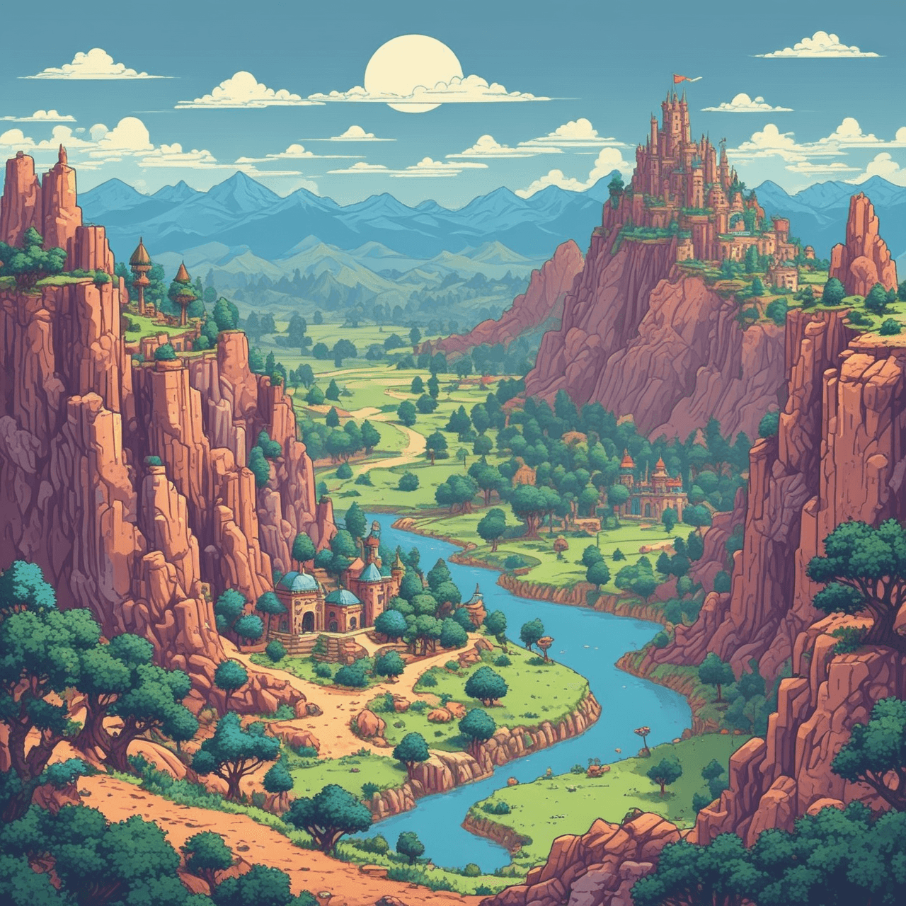Musical Realms Runner game banner
