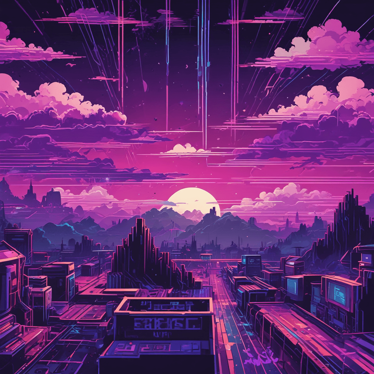 Corrupted Data Bridge game banner