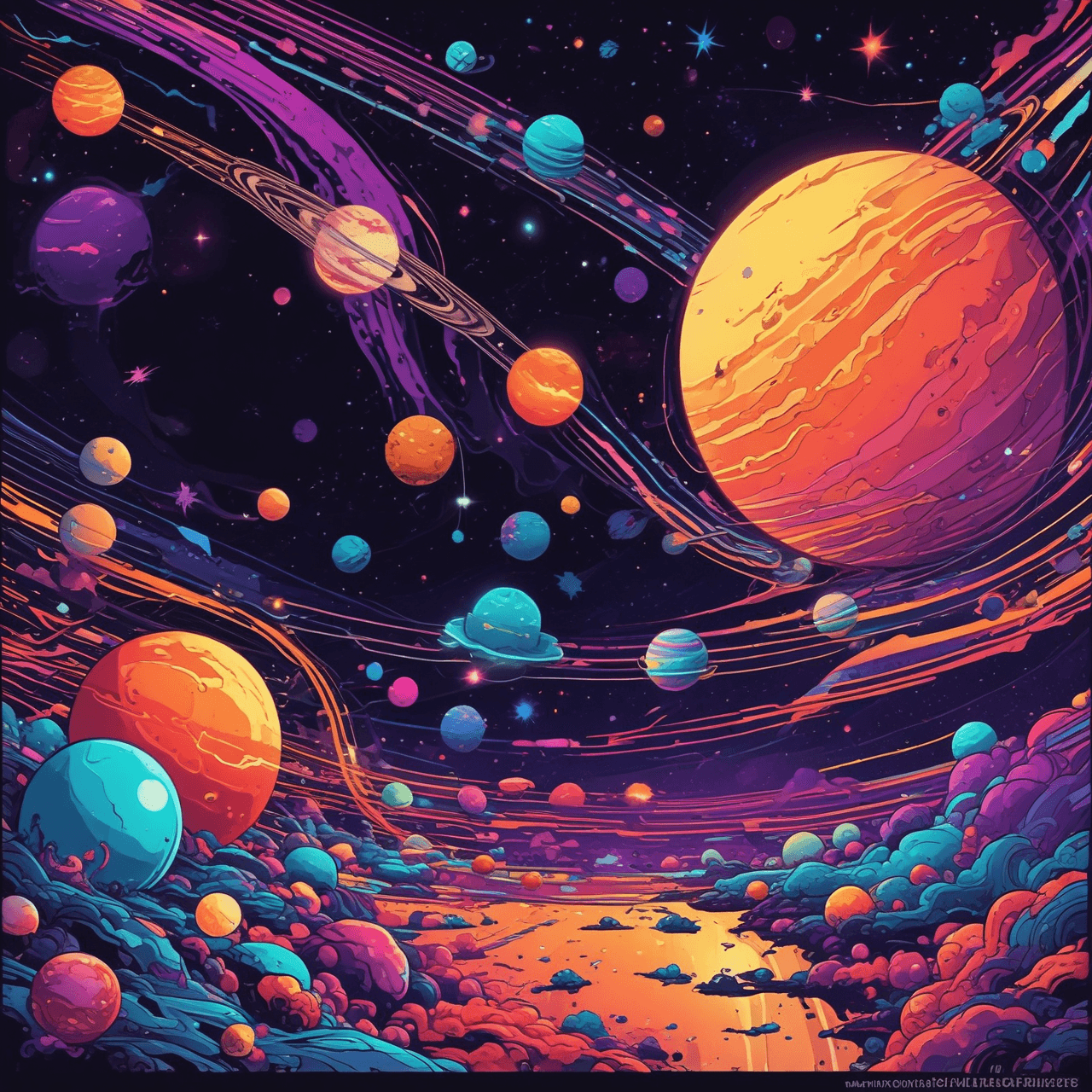 solar system game banner