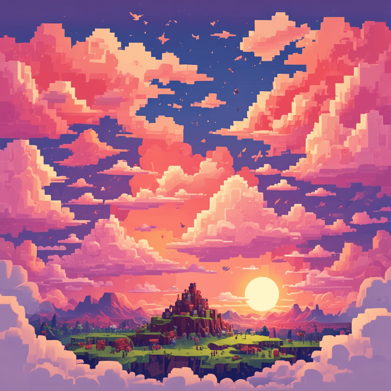 Revolutionary Sky Blocks game banner