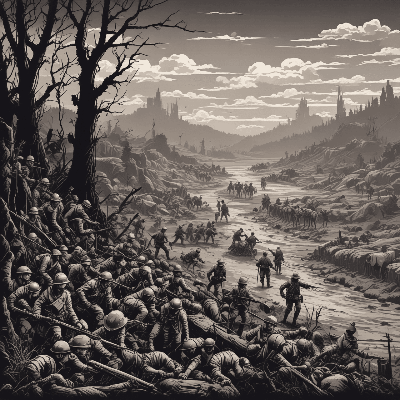 Erster Weltkrieg Quizlauf game banner