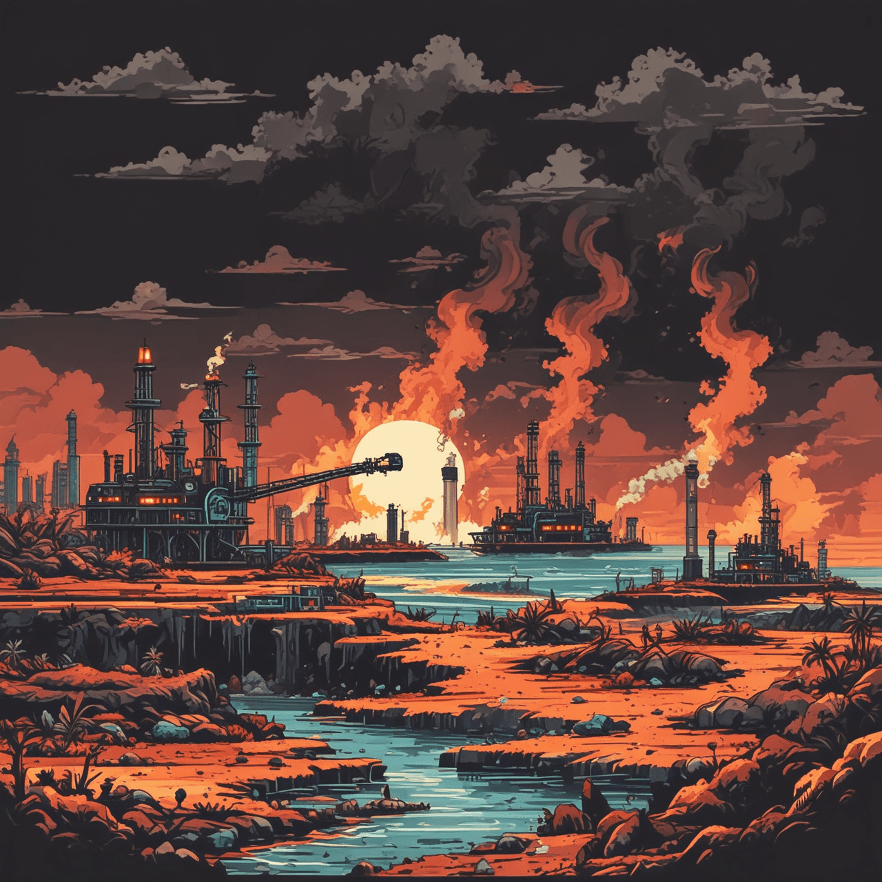 تحدي التلوث game banner