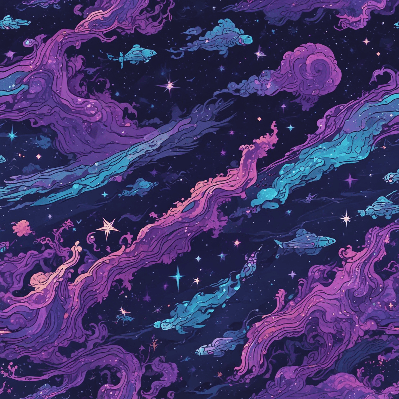 Cosmic Ocean Run game banner