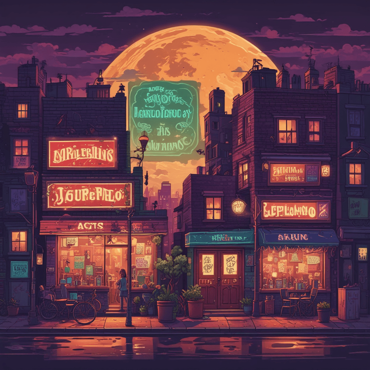 Late Night Shenanigan Sprint game banner