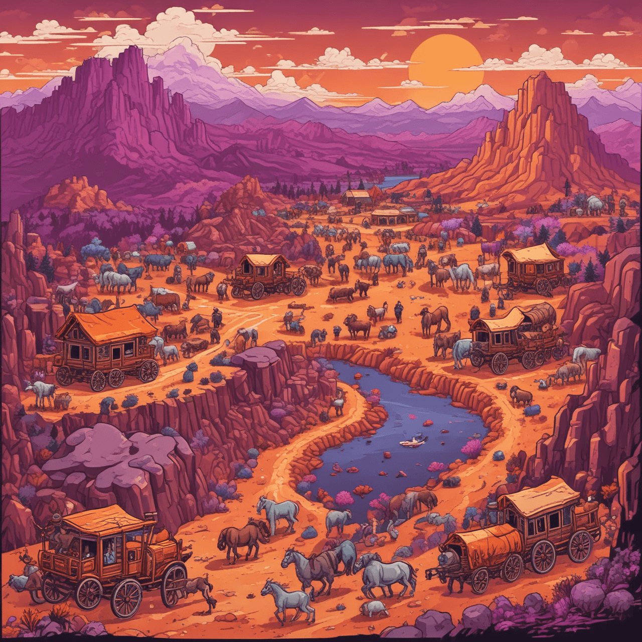 Manifest Destiny Dash game banner