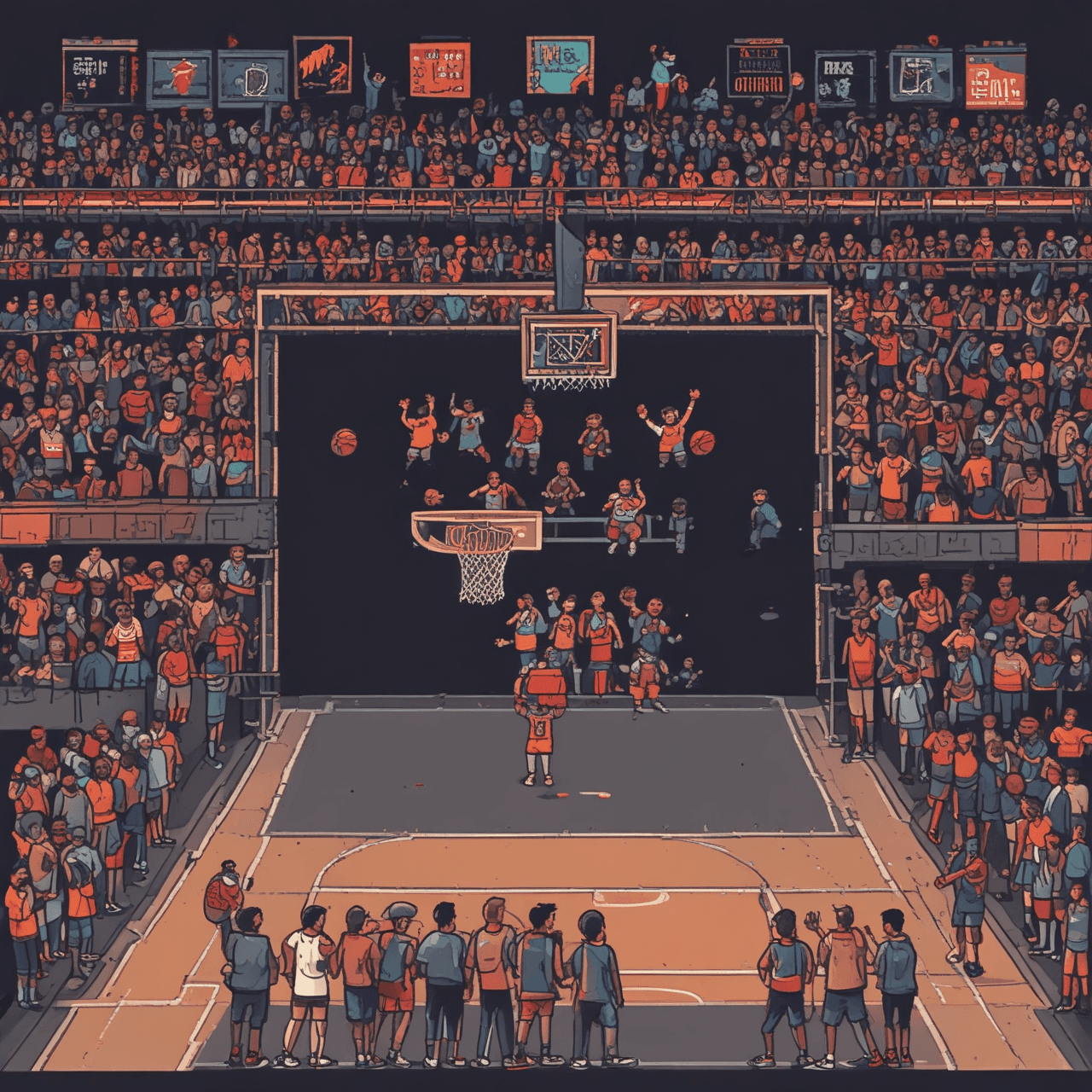 LeBron's Literacy League game banner