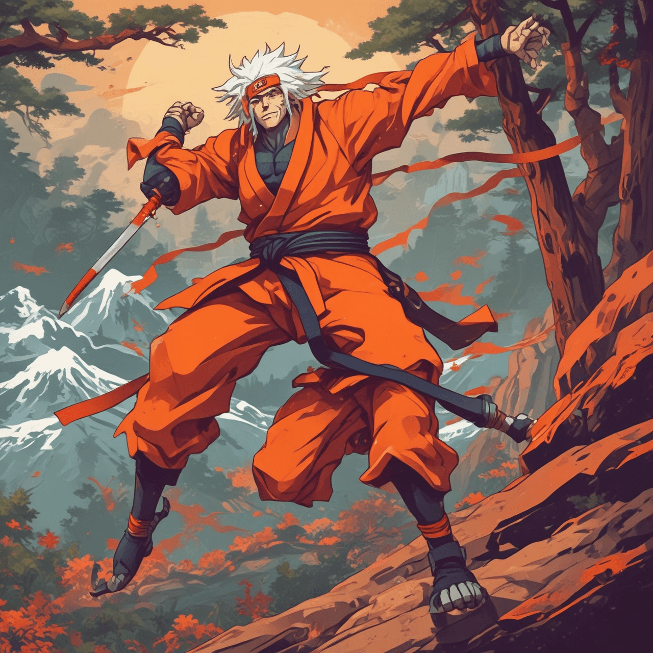 Jetpack Quiz Adventure: Ninja-utmaningen game banner