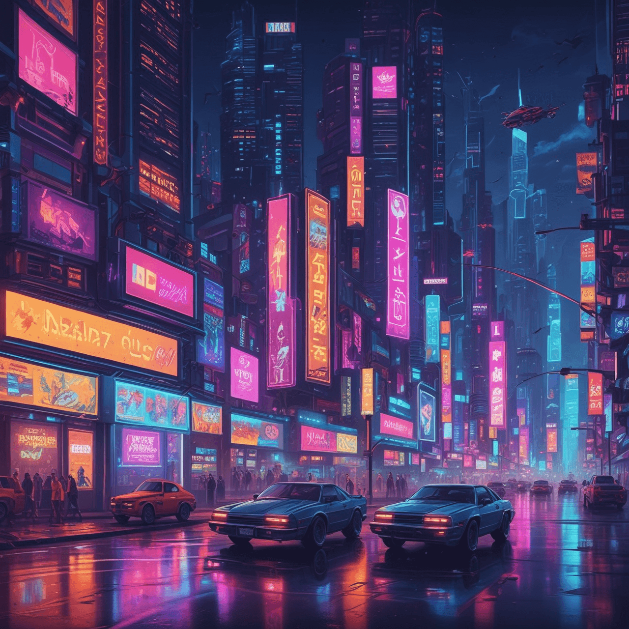 Cyberpunk Essay Run game banner