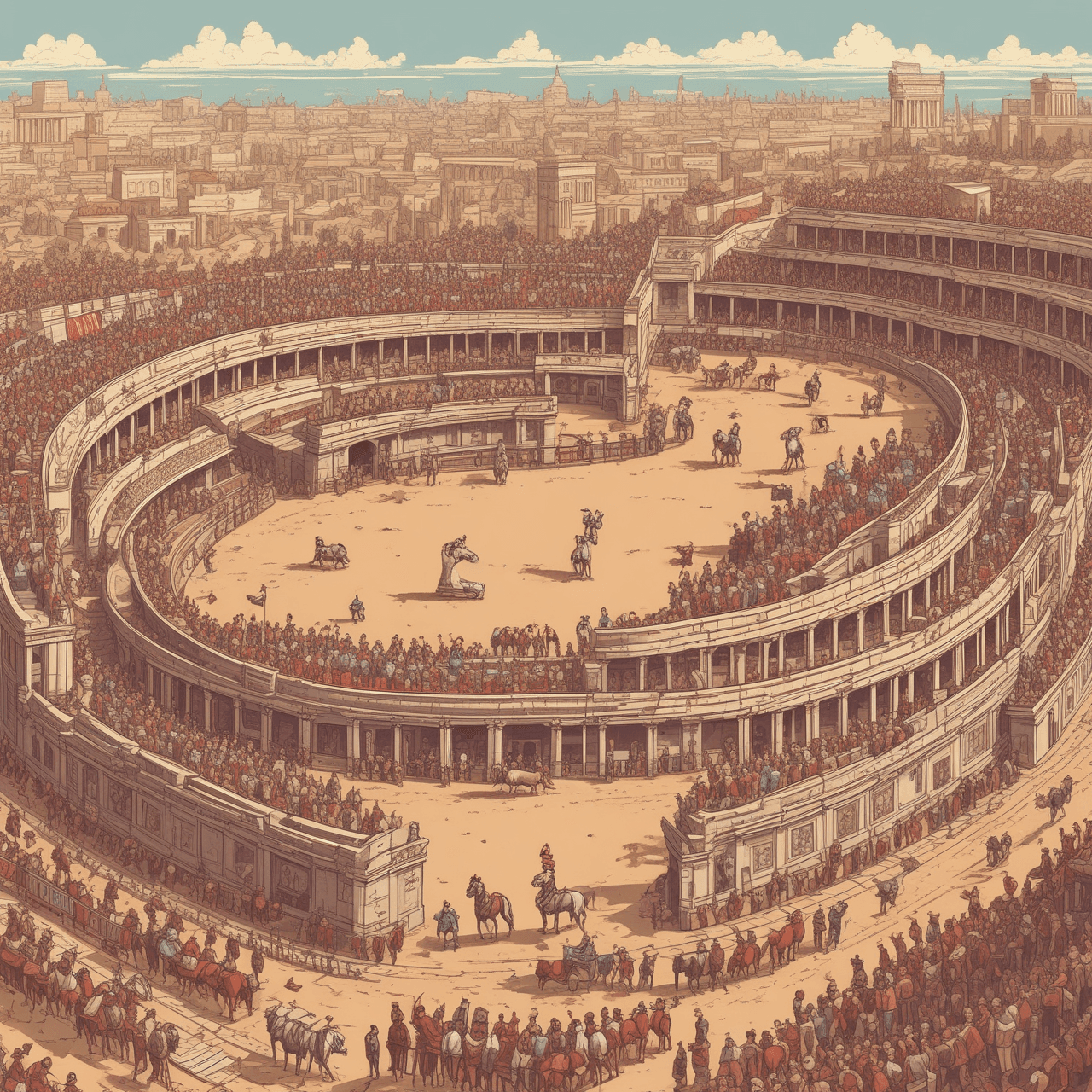 Circus Maximus Race game banner