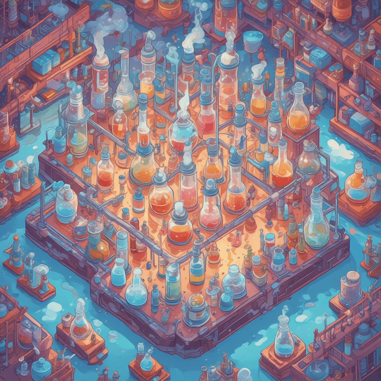 Chemistry Cloud Hop game banner