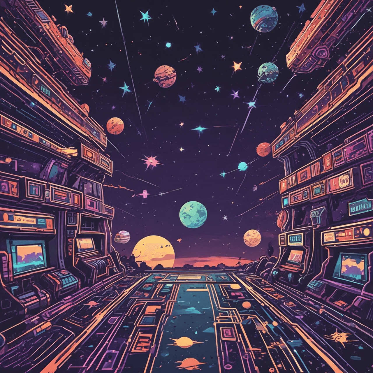 Galactic Invaders Quiz game banner