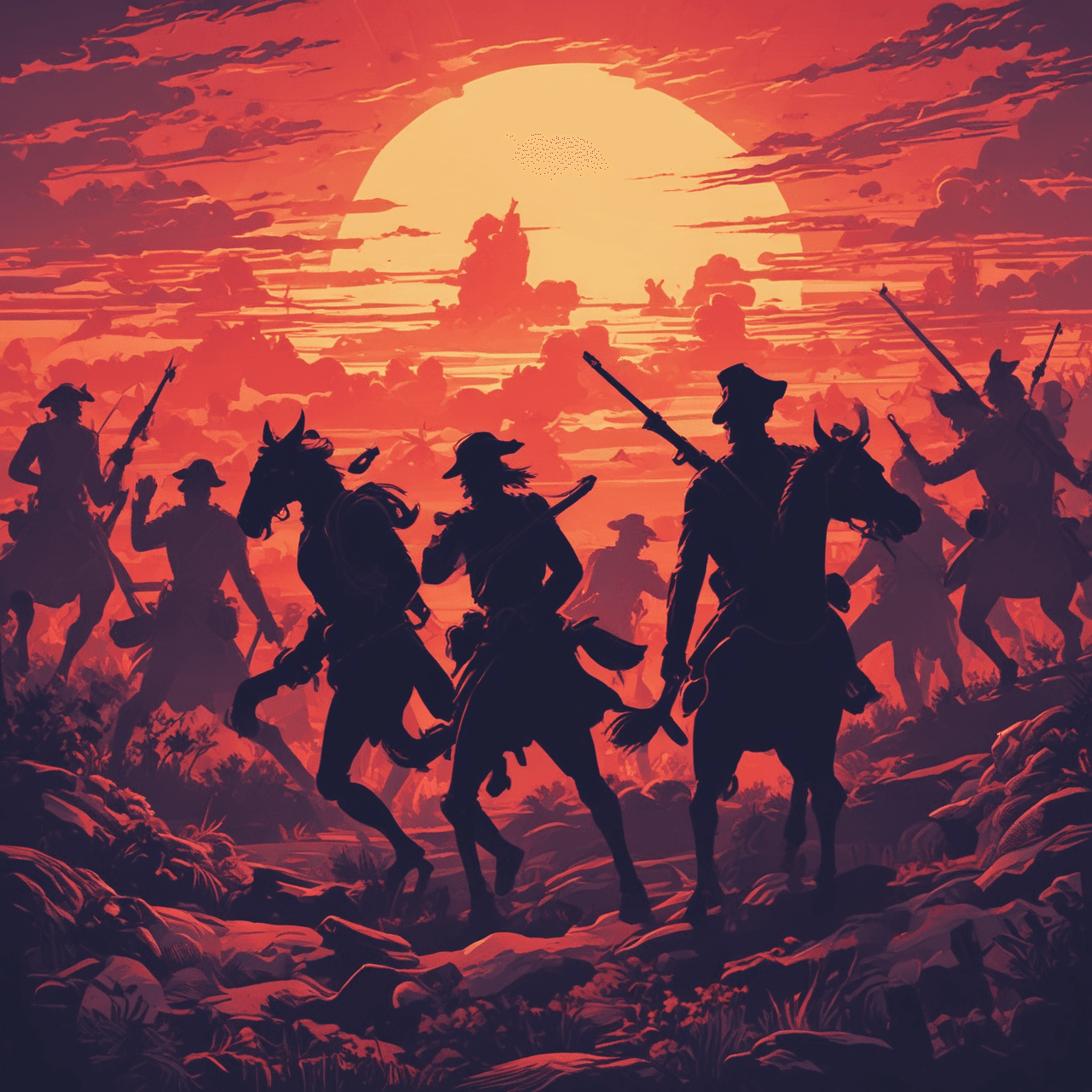 Amerikanische Revolution Quiz Lauf game banner
