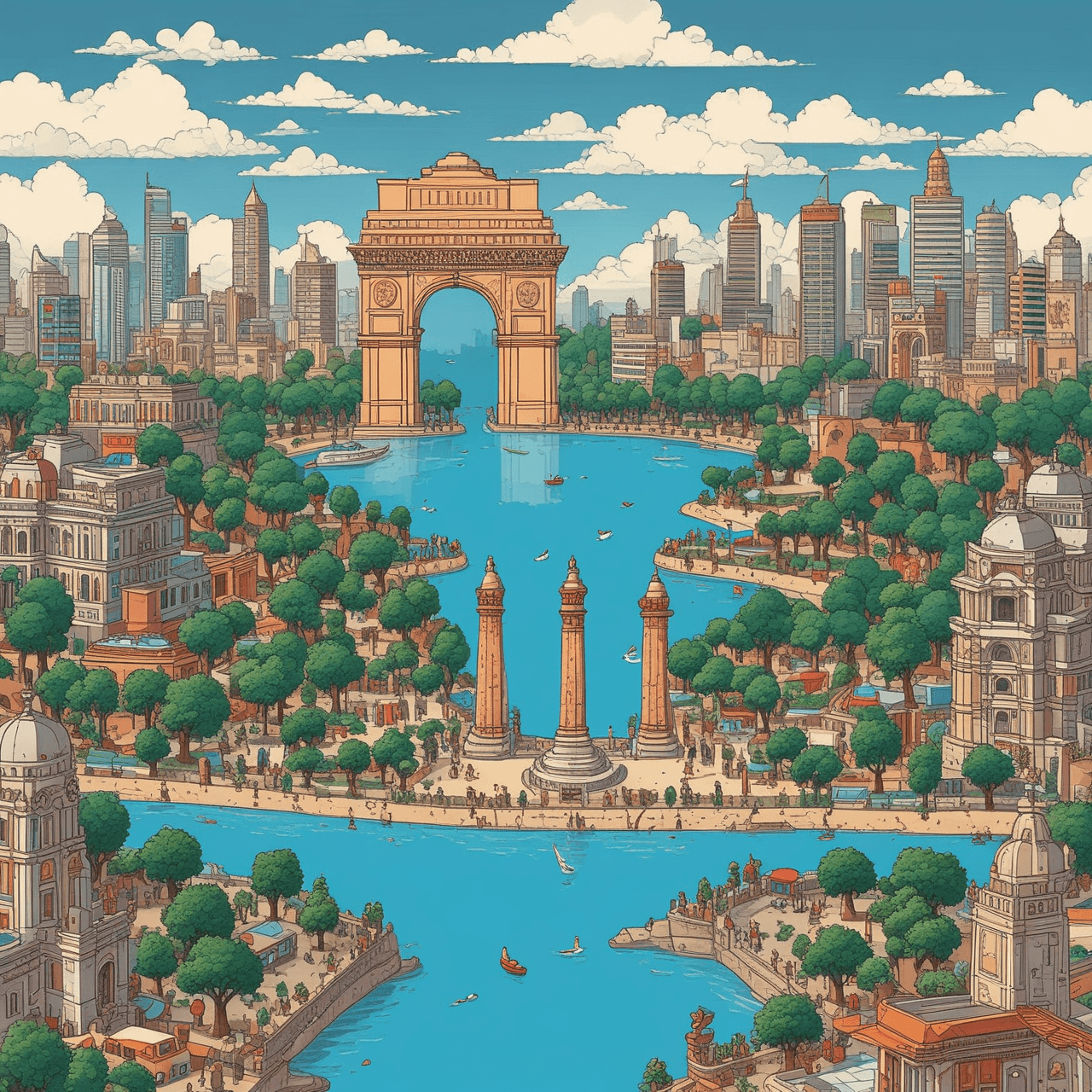 India Knowledge Run 2025 game banner