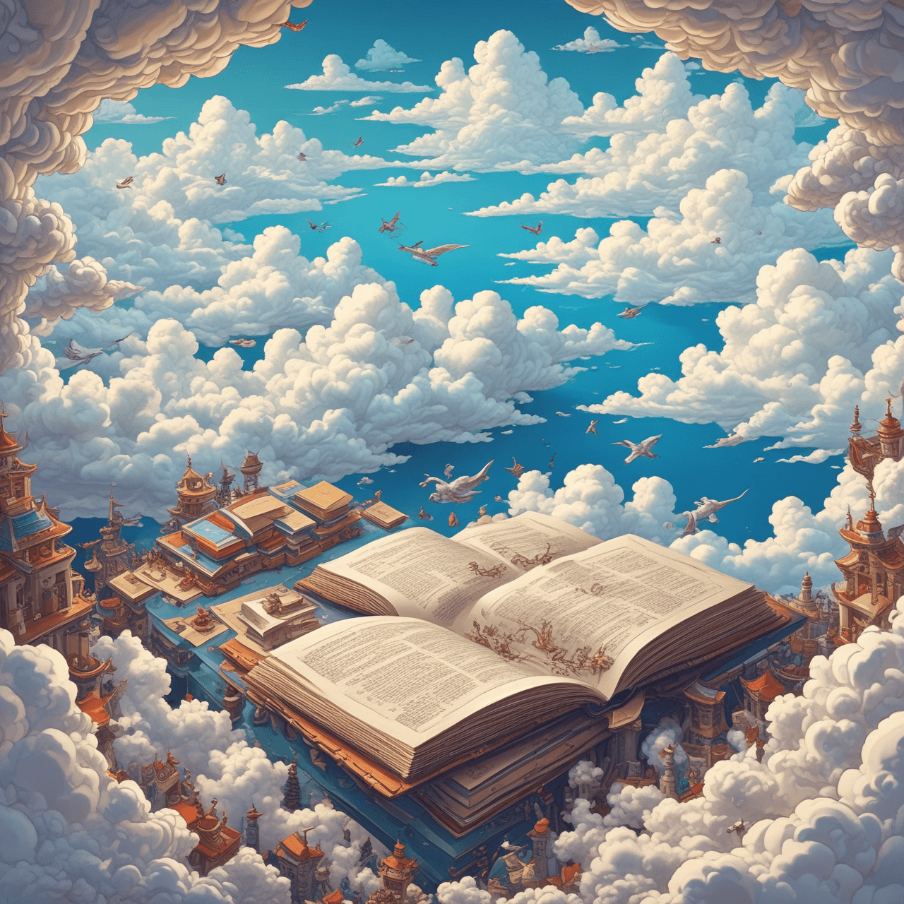 Literary Cloud Bridge game banner