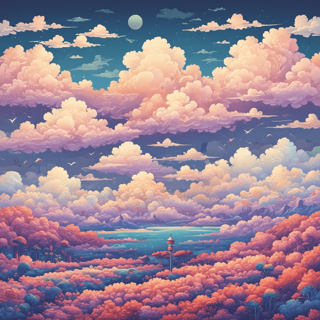 Tissue Trek: Cloud Bridge game banner