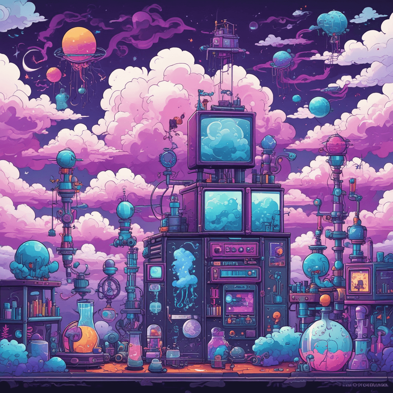 Physics Cloud Jump game banner