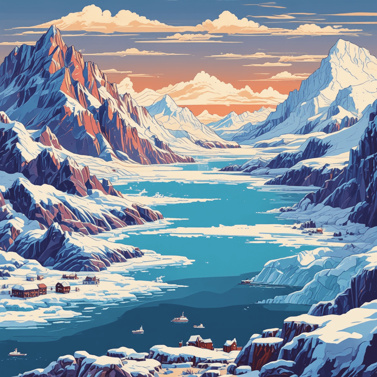 Glacier & Coast Runner game banner