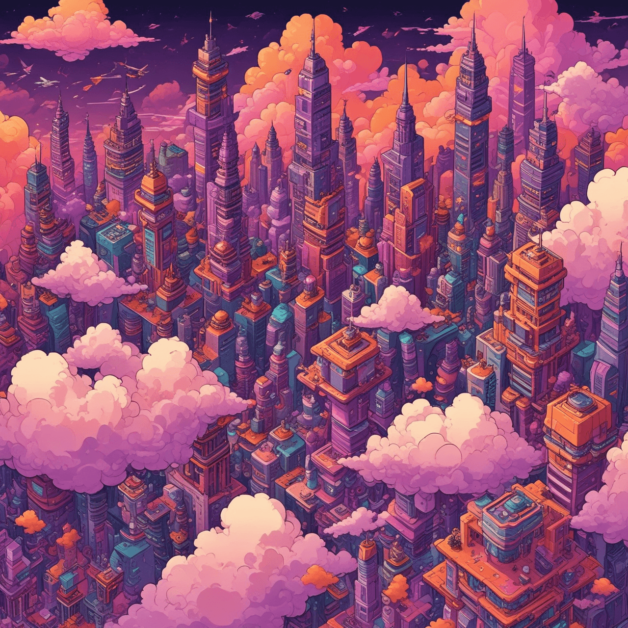Central Idea Cloud Hop game banner