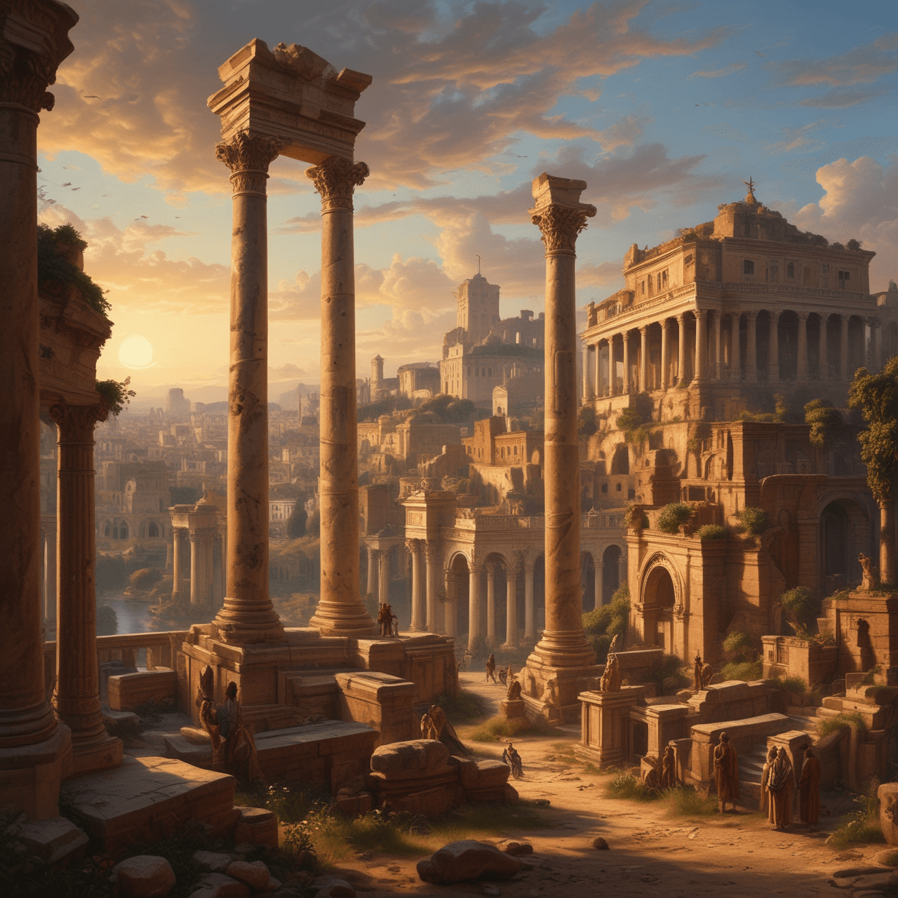 Aventure Quiz de l'Empire Romain game banner