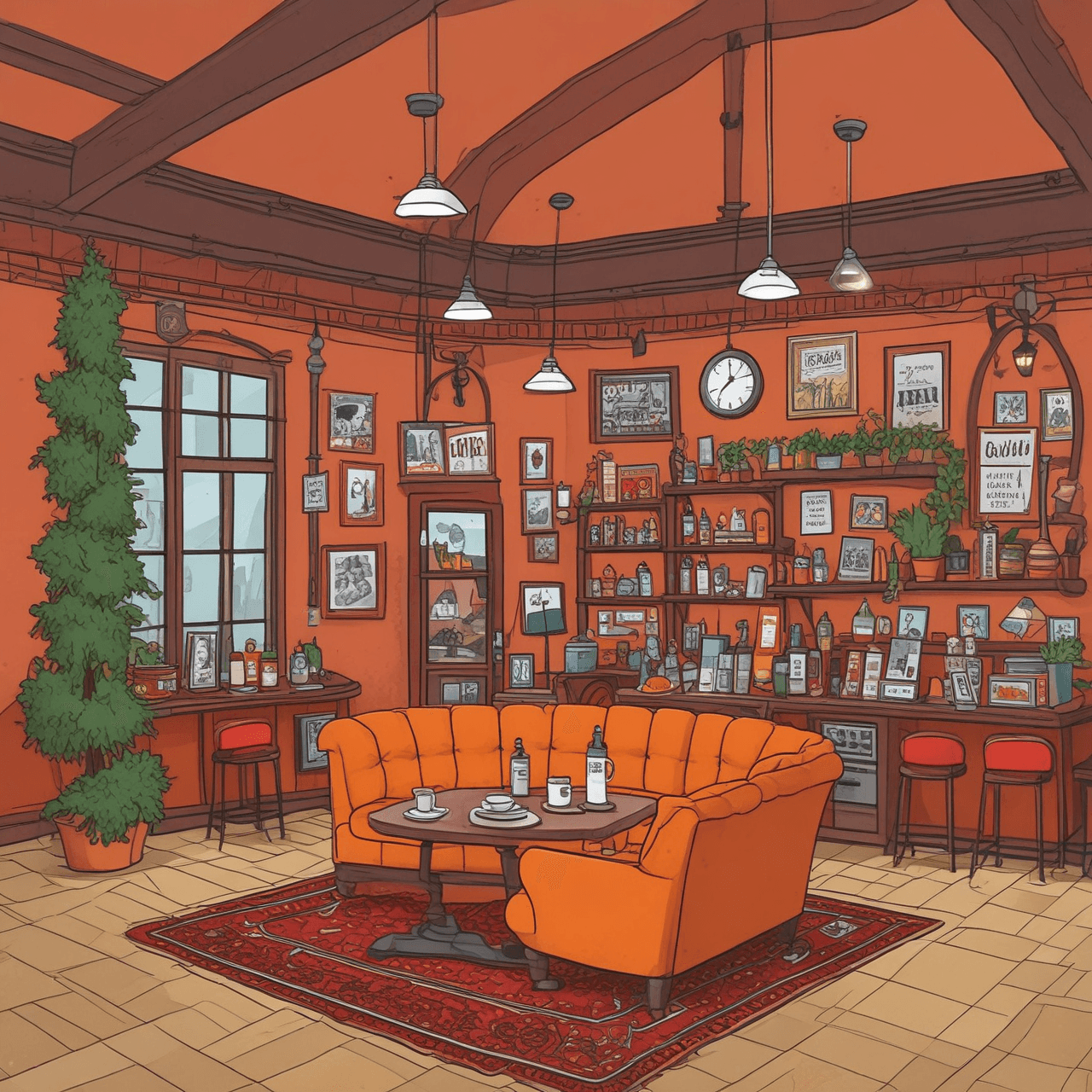 Central Perk Run game banner