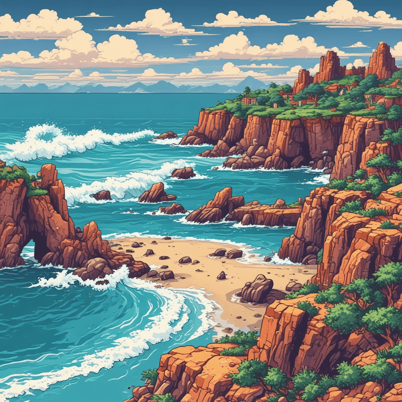 Coastal Erosion Dash game banner
