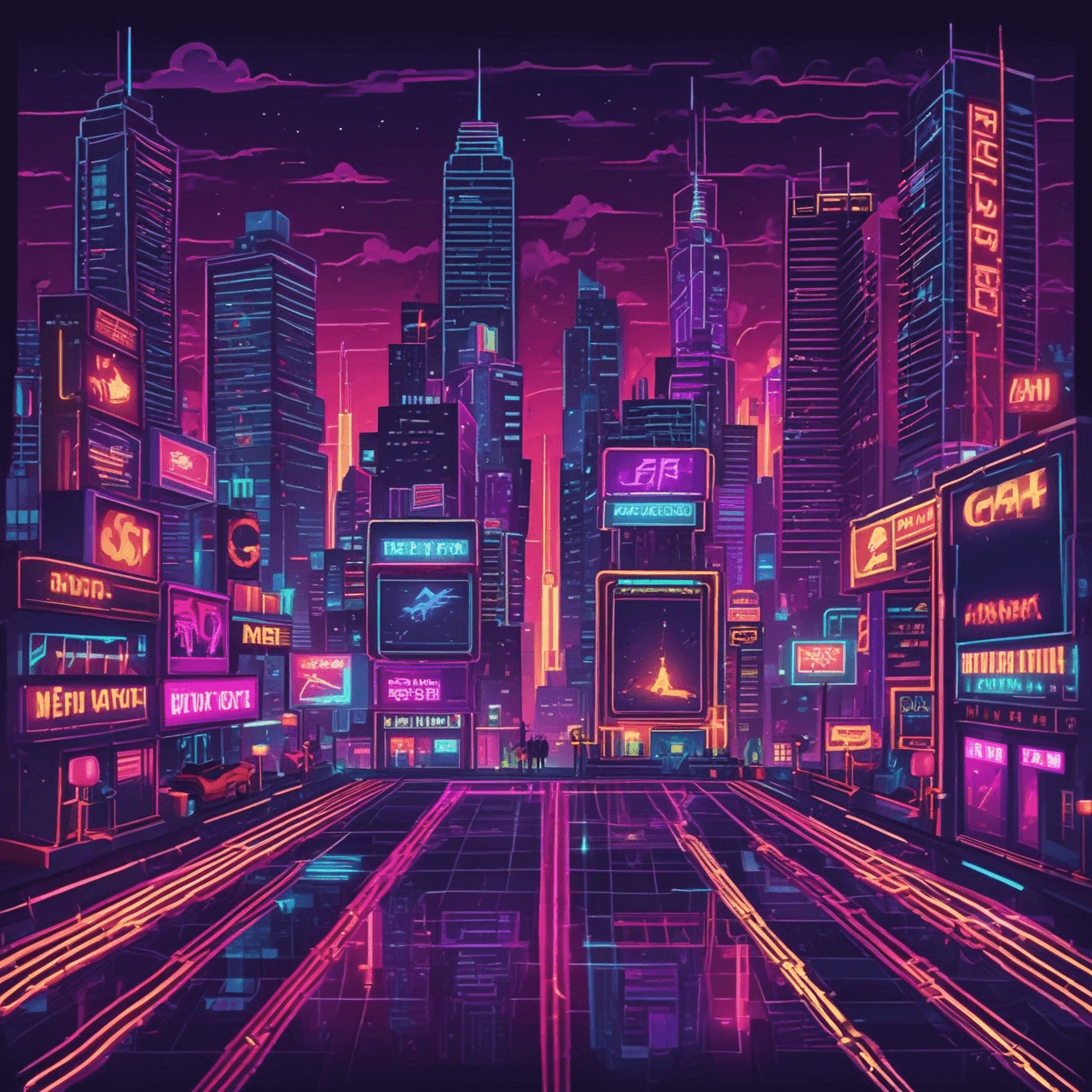 8-Bit Rights Rush game banner