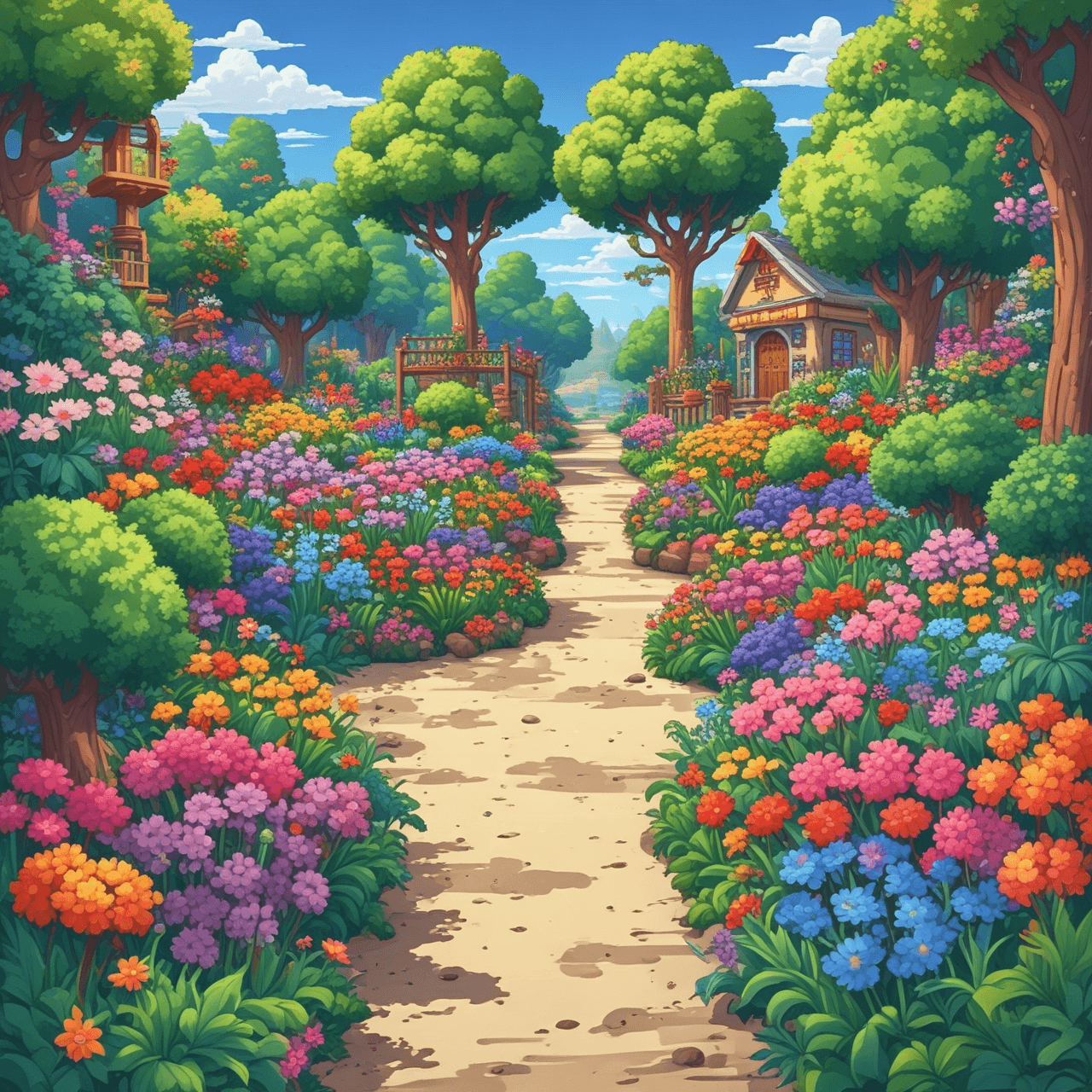 Bloom Blast Quiz game banner