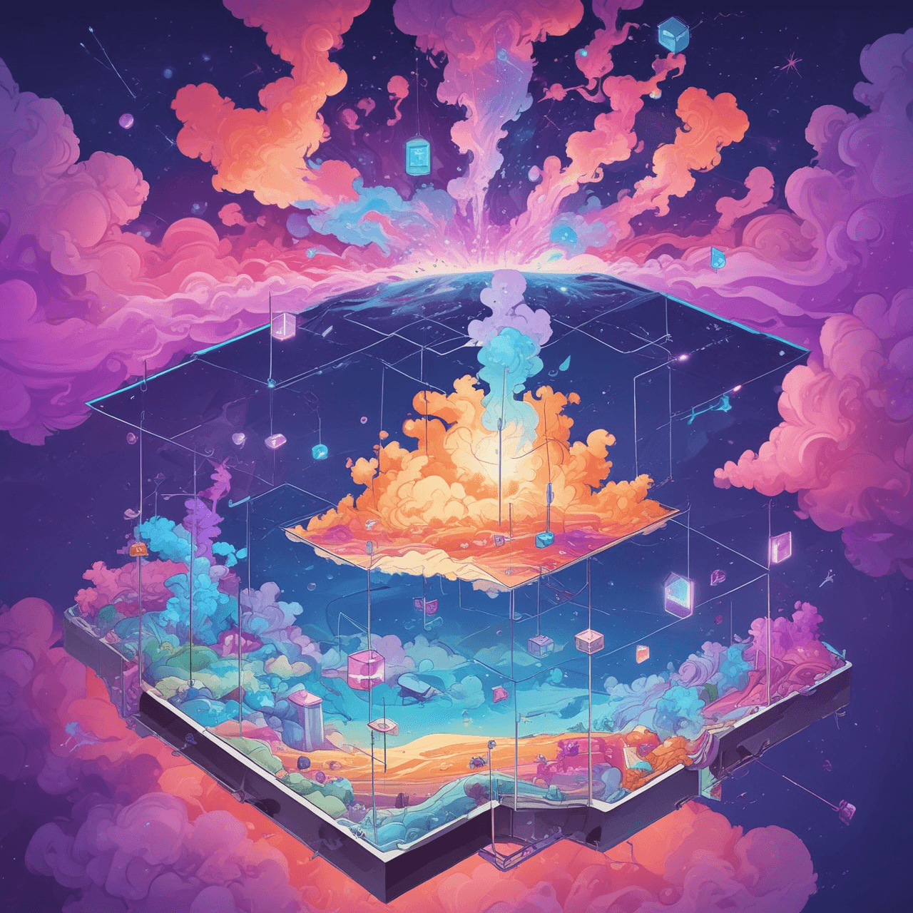 Chemical Cloud Jump game banner