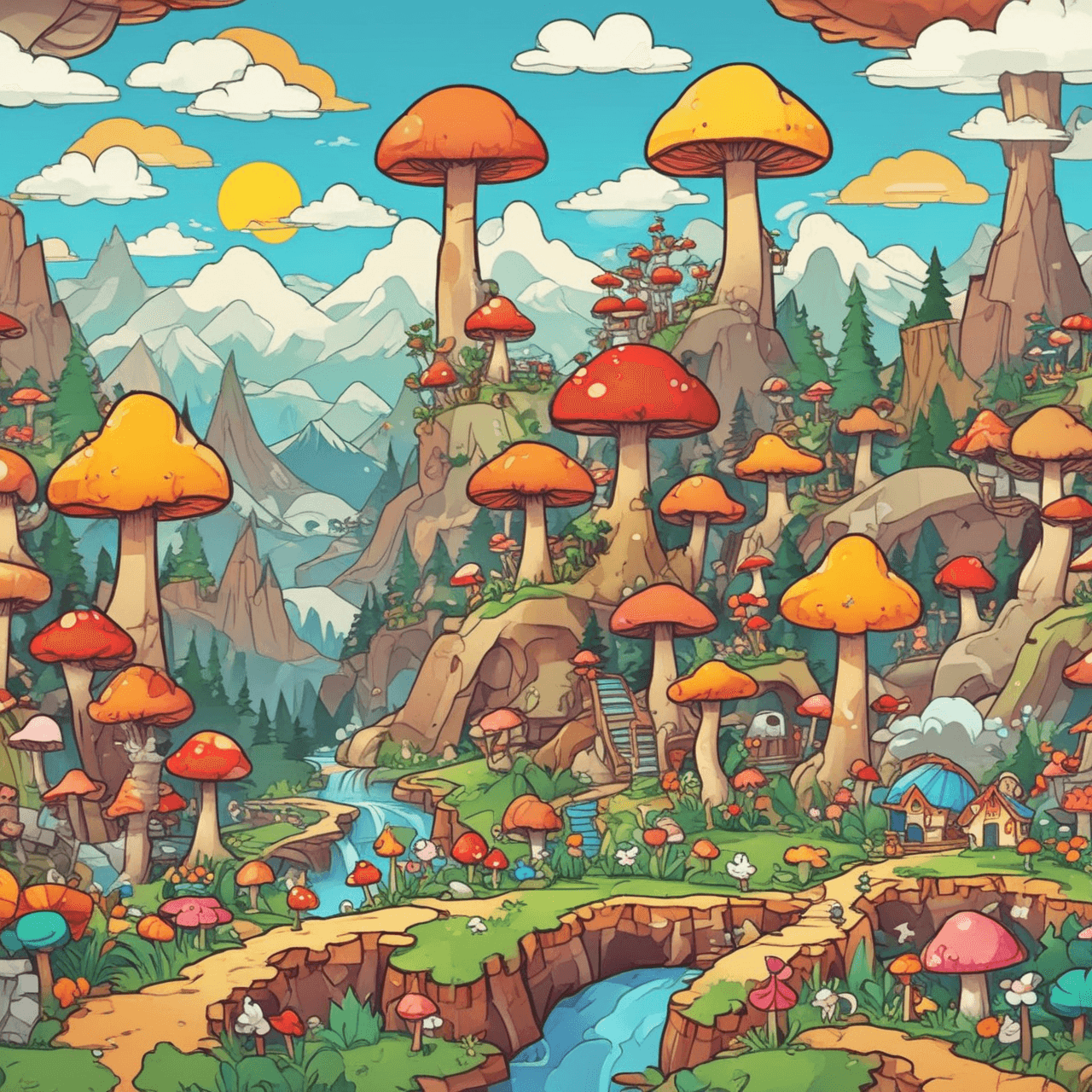 Paper Mario Quiz Adventure game banner