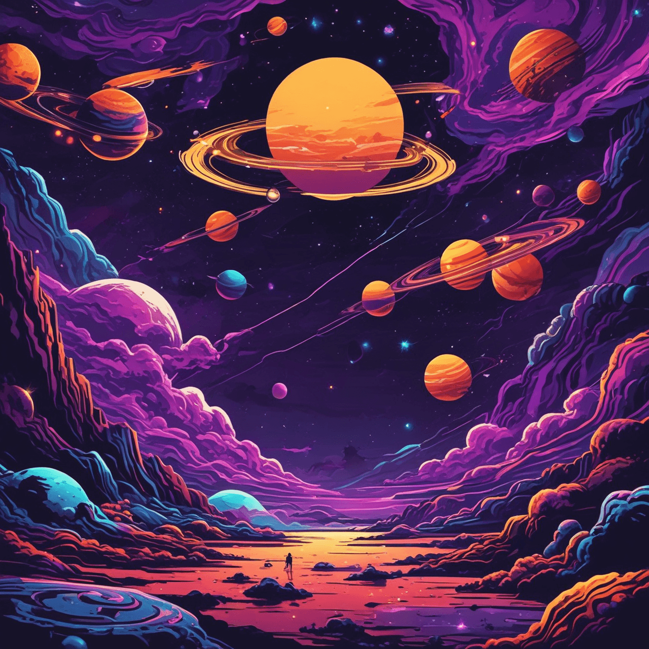 Solar System Jetpack Quest game banner