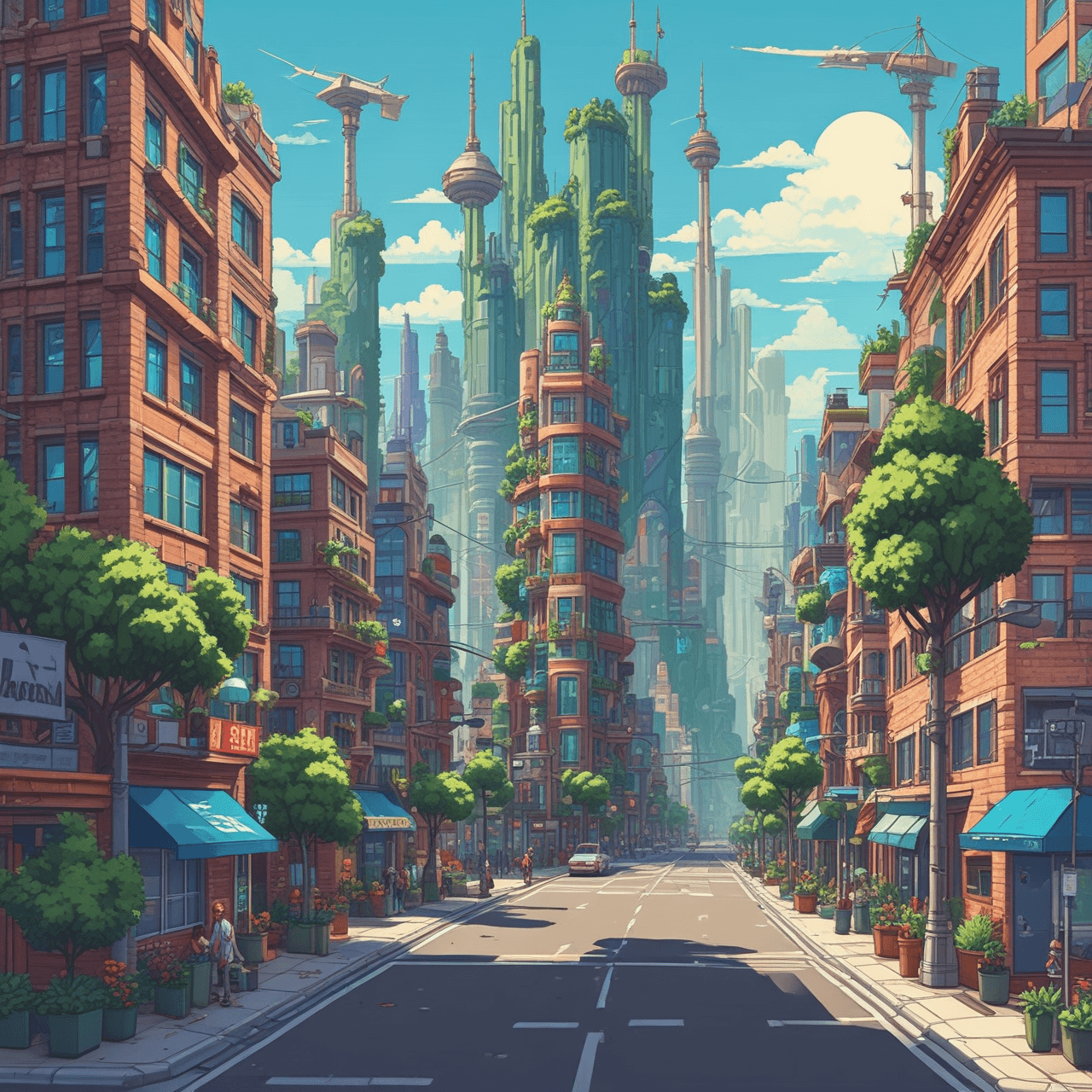 Eco-City Runner game banner