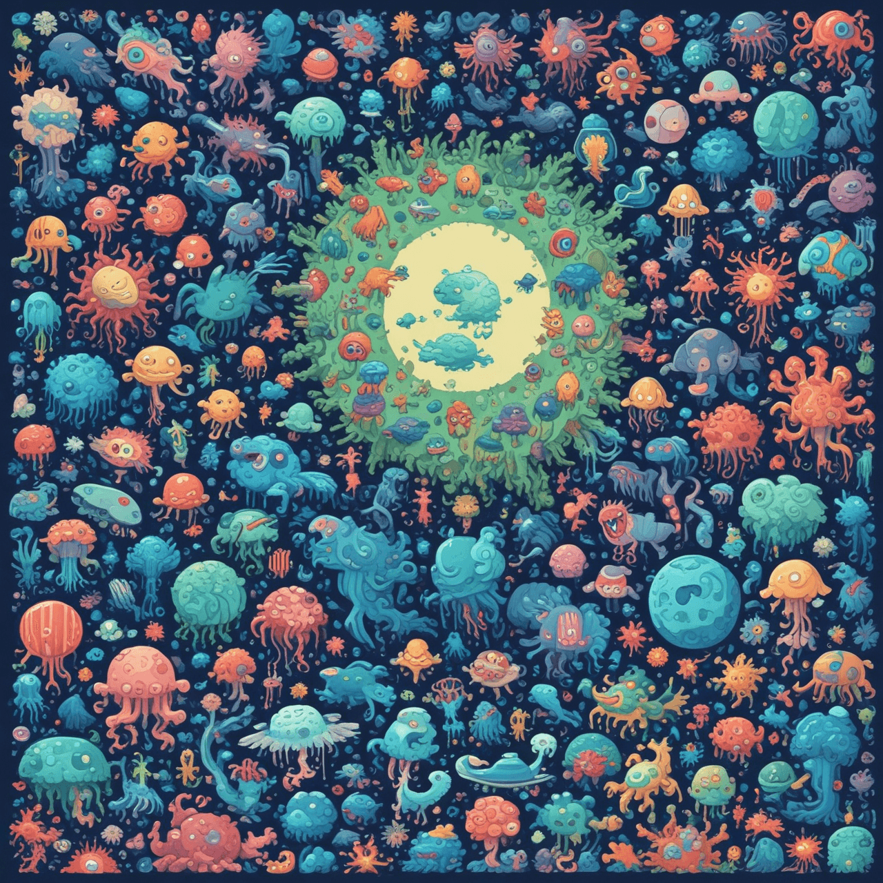 Microbe Run Quiz game banner
