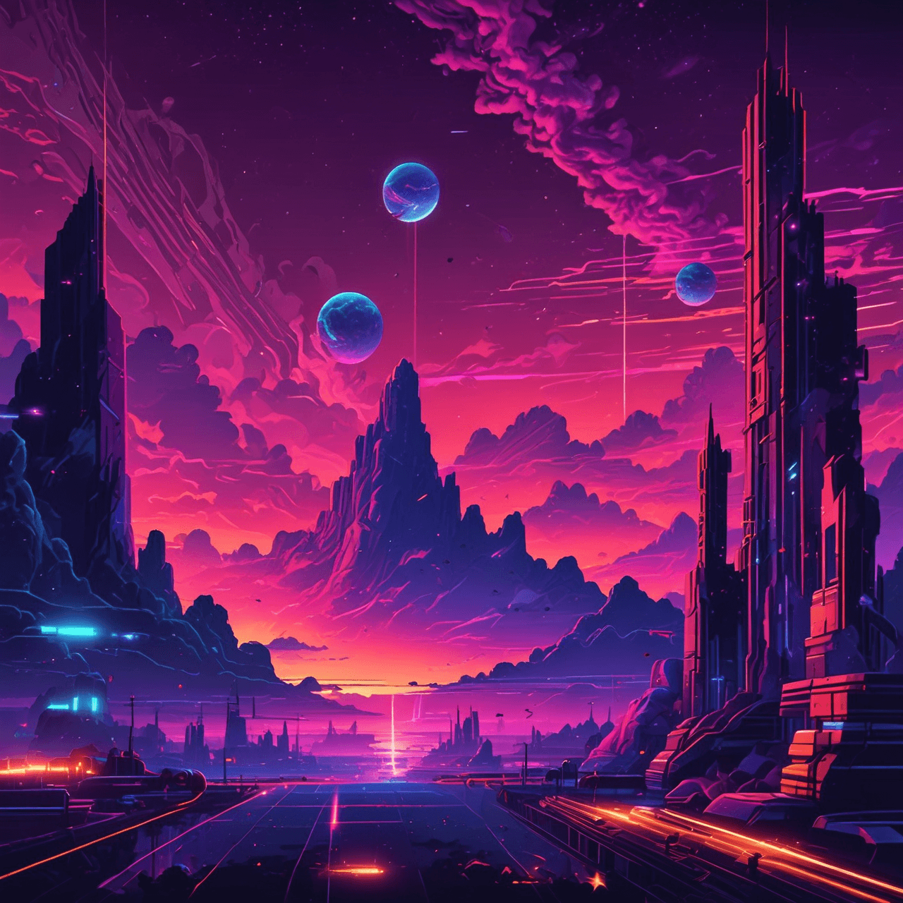 Maratha Neon Empire: Space Rider game banner