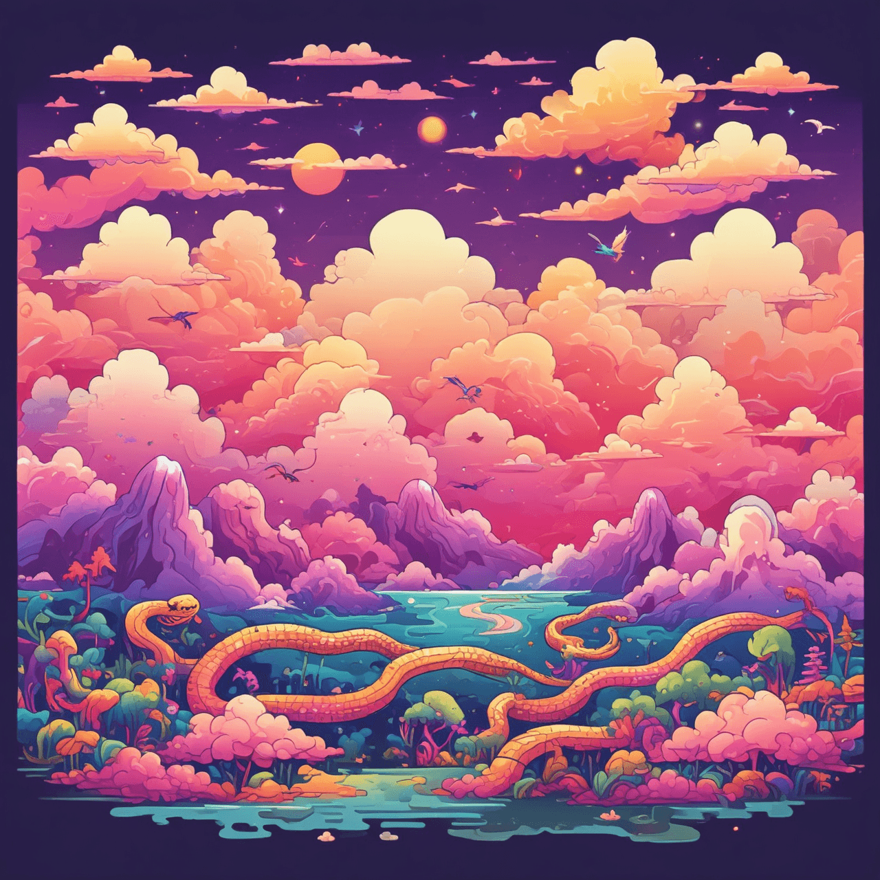 Python Cloud Bridge game banner