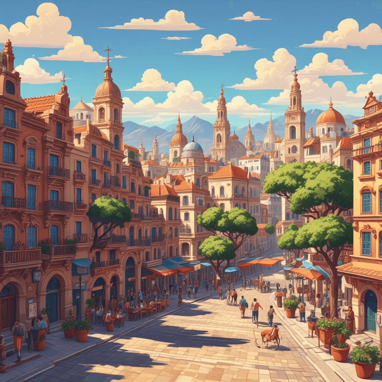 Spanish Word Wanderer game banner