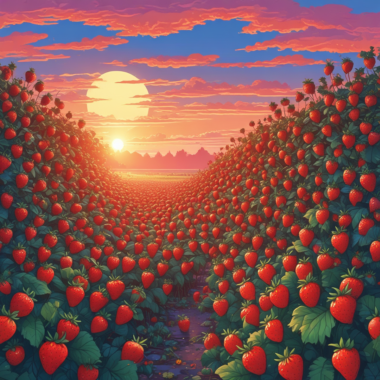 Strawberry Sprint Quiz game banner