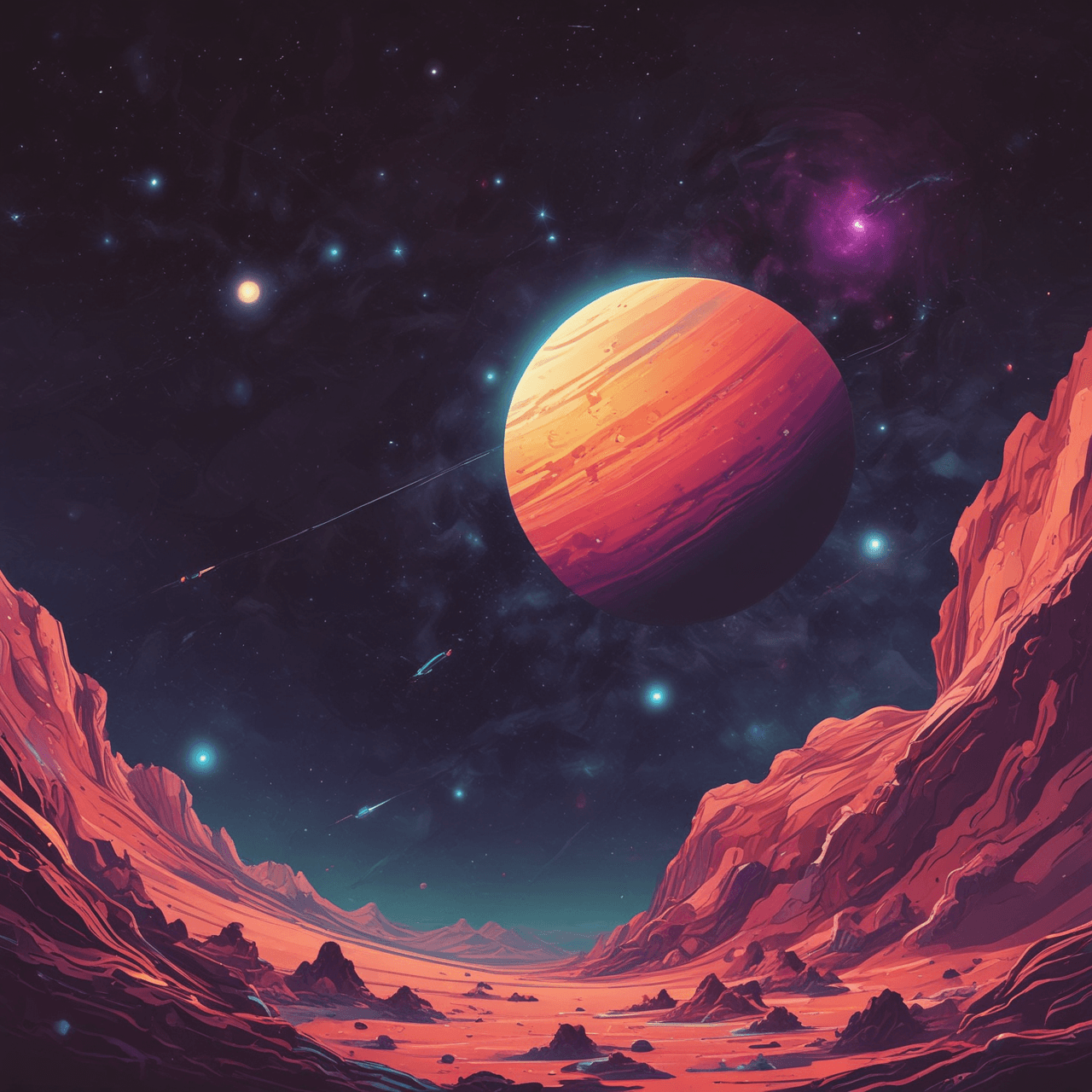 Jetpack Quiz Adventure: Planets game banner