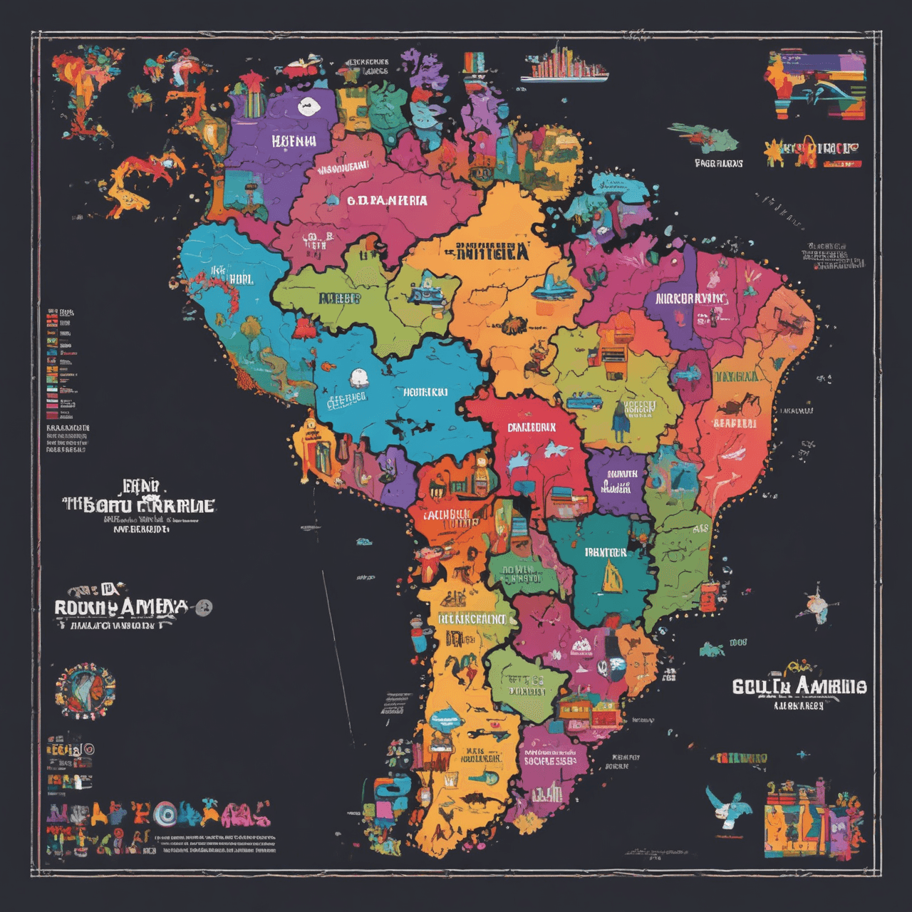 South America Race game banner
