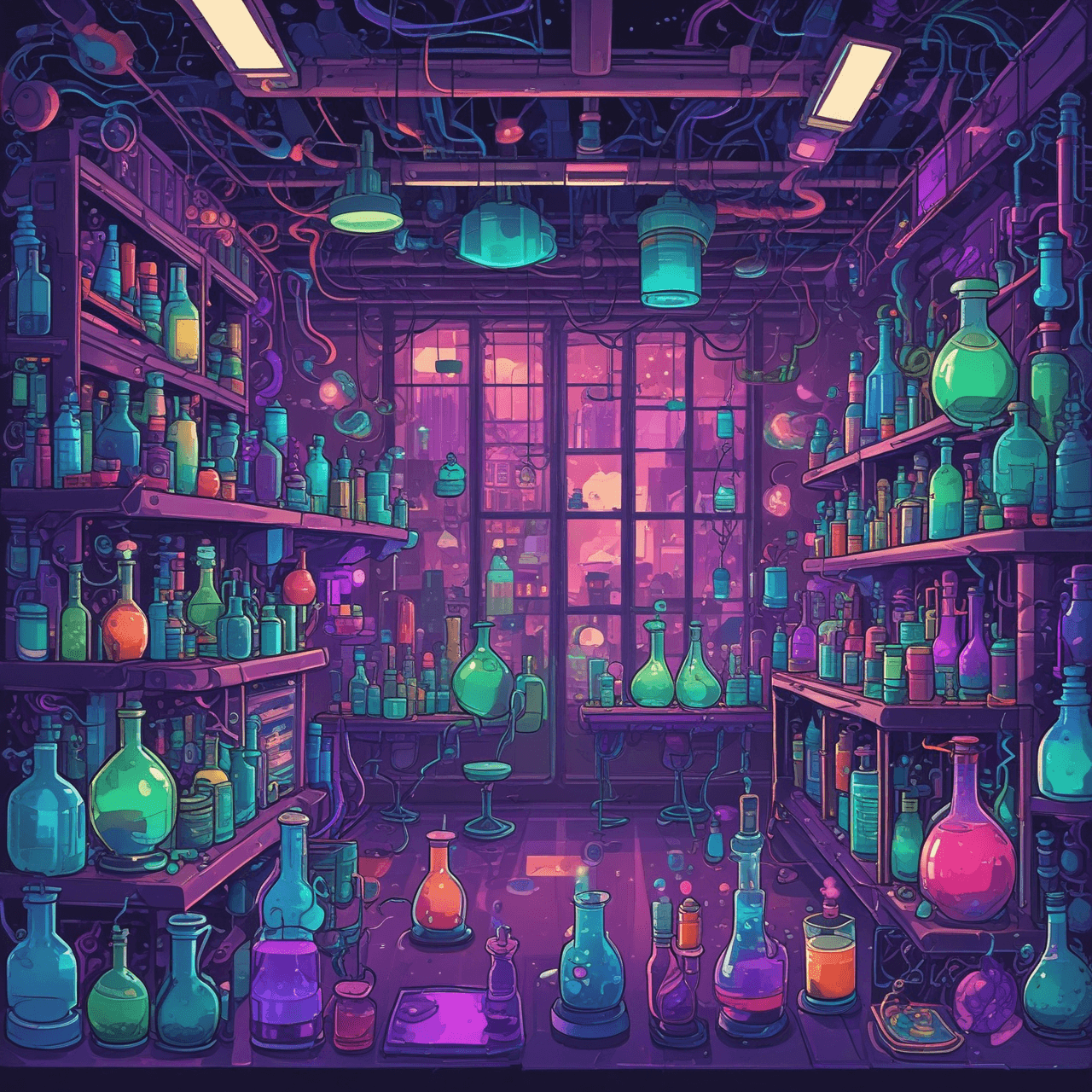 Chemical Run Quiz game banner