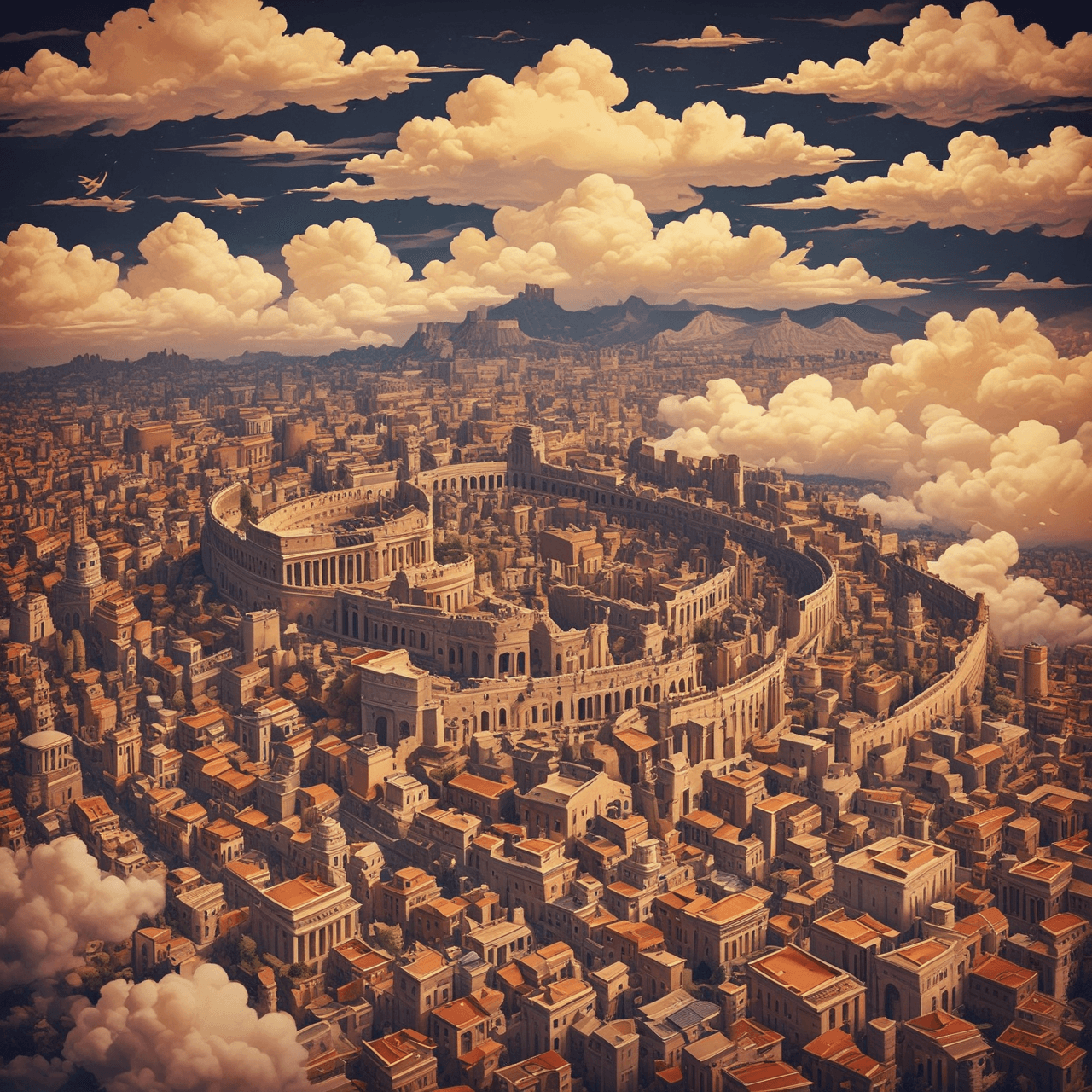 Roman Cloud Conquest game banner