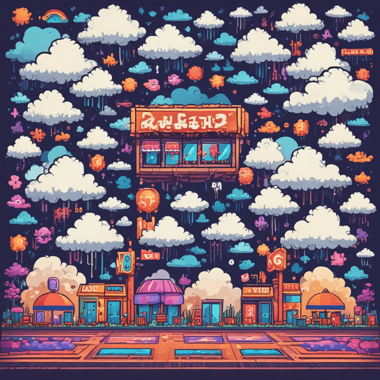 Mental Math Cloud Hop game banner