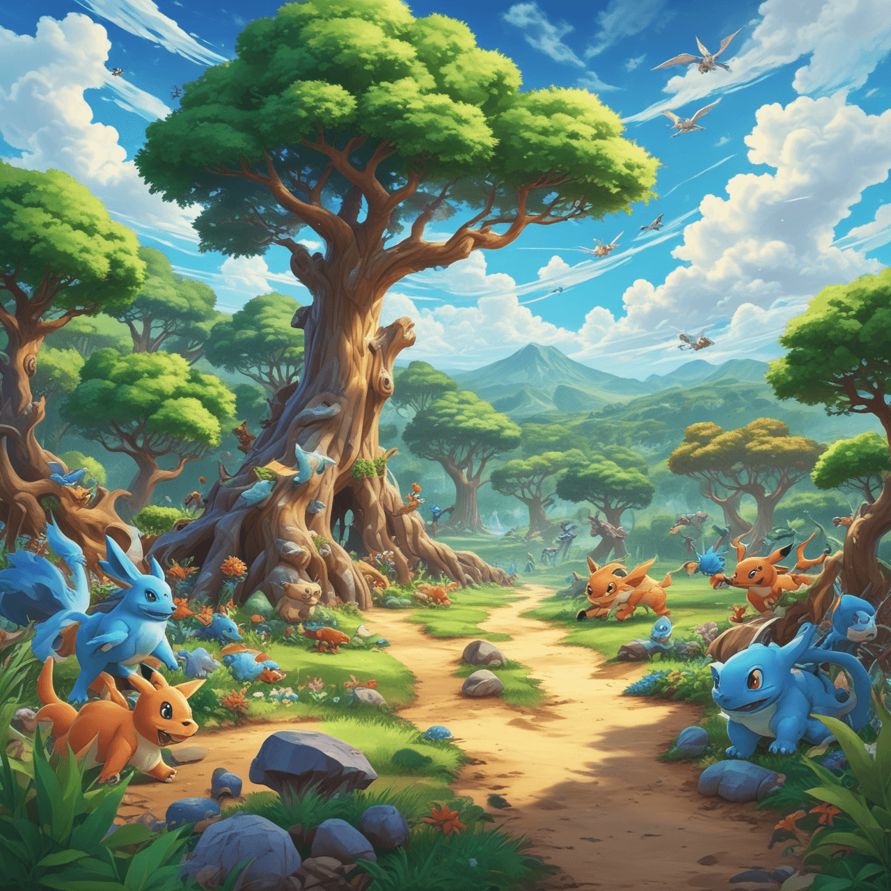 Defensores del Quiz Pokémon game banner