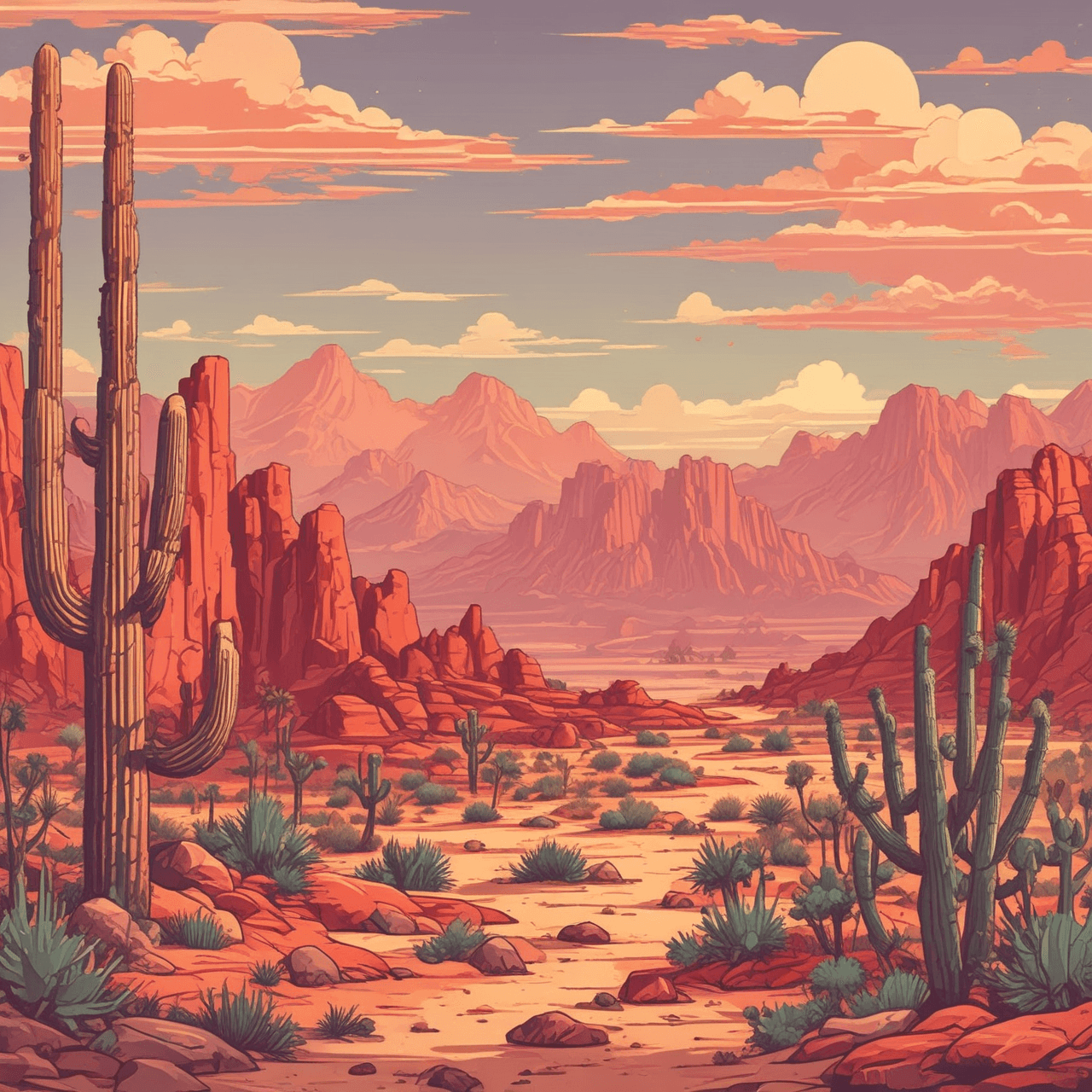 Desert Lore Jetpack game banner