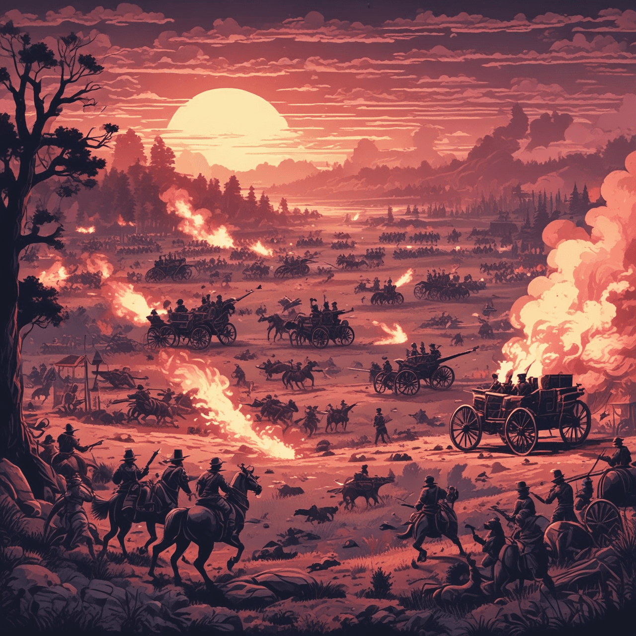 Civil War Run Quiz game banner