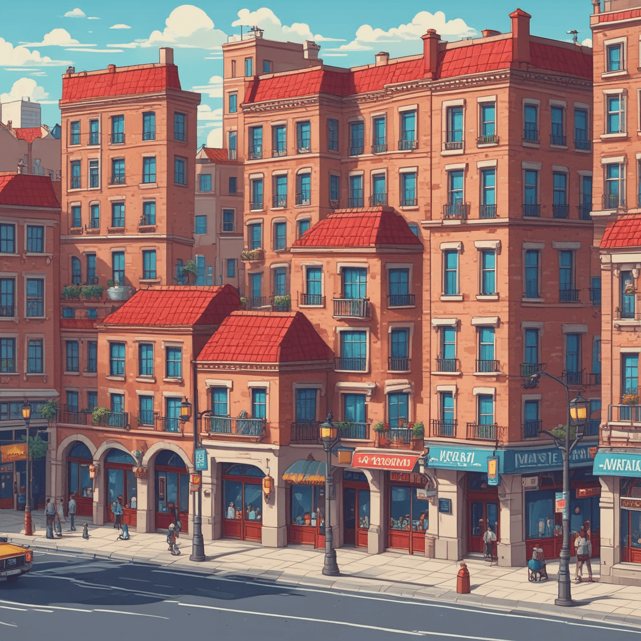 Madrid City Dash game banner